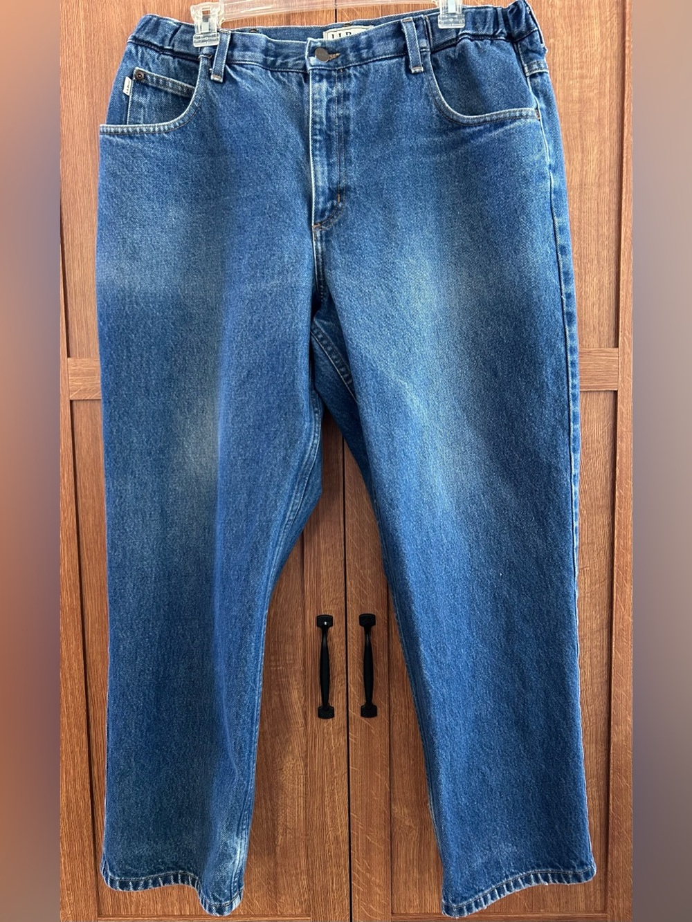 L.L. Bean Straight Men's Jeans in Blue Denim